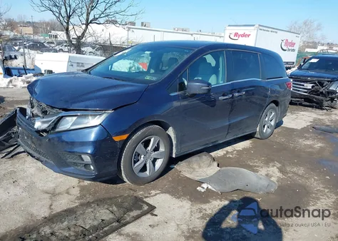 2019 Honda Odyssey Ex-L from USA, damaged, VIN 5FNRL6H79KB136151